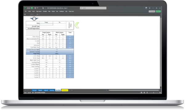 Digital Pilot Logbook